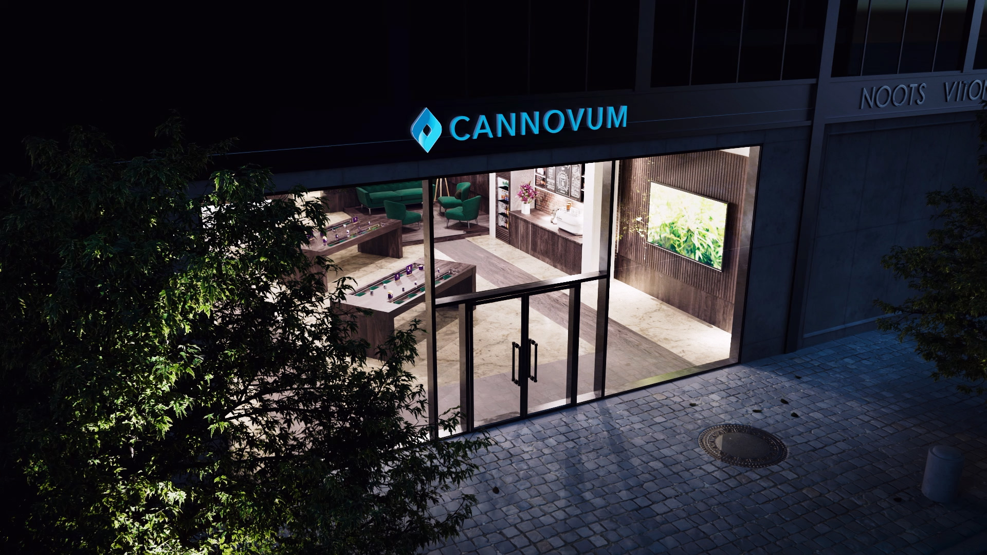 Cannovum CBD-Shop Visualisierung